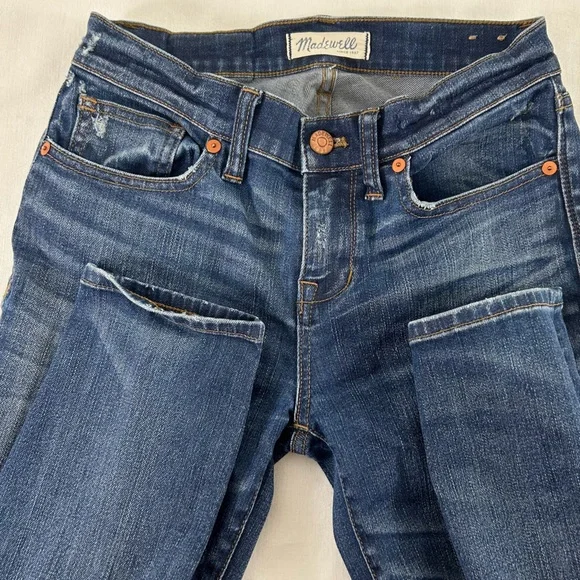 Madewell Skinny Skinny Jeans Medium Wash‎ Women’s 26 EUC - Picture 12 of 12